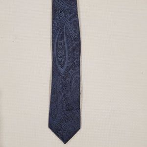 Joseph Abboud Navy Paisley Silk Tie